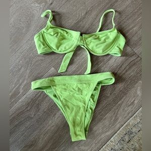 Green PacSun Swim Eco Bikini
